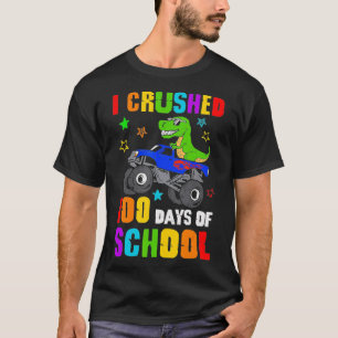 Camiseta Engraçado T rex Dinossaur Andando Monstrando Crian