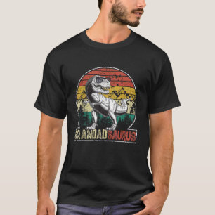 Camiseta Engraçado T Rex Dinossauro AvôSurus Correspondendo