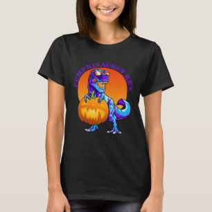 Camiseta Engraçado T Rex Halloween Pumpkisaurus Rex Pumpkin