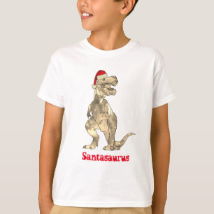 Camiseta Engraçado T Rex Papais noeis Natal Dinossauro Xmas