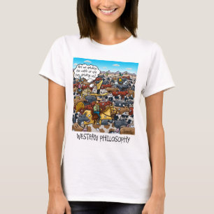 Camiseta Engraçado T-shirt de filosofia com a Filosofia Oci