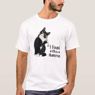 Camiseta Engraçado T-Shirt Que Encontrei Estes Humeros Gat