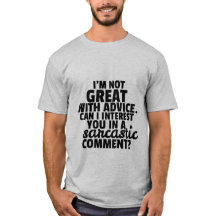 Engraçado T-shirt Witty Sarcastic Comment