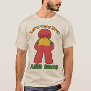 Camiseta Engraçado Taco sobre jogos de Conselho e arte