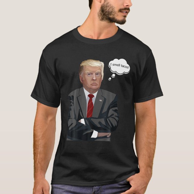 Camiseta Engraçado Taco Trump T Shirt (Frente)