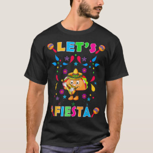 Camiseta Engraçado Tacosaurus Cinco De Mayo Meico Vamos De