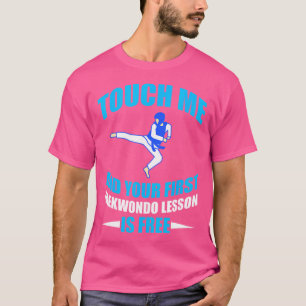 Camiseta Engraçado Taekwondo Primeira Lição Artes Marciais