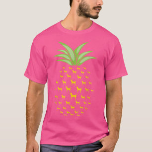 Camiseta Engraçado Tahltan Bear Dog Ananas Pineapple
