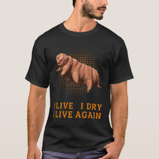 Camiseta Engraçado Tardigrado Água Urso Microbiologia Mosco