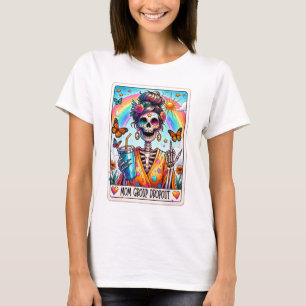 Camiseta Engraçado Tarot Card Mãe Grupo Dropout