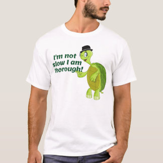 Camiseta Engraçado Tartaruga dizendo que não estou lento, e