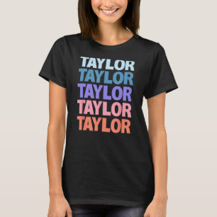 Camiseta Engraçado Tay do Primeiro Nome do Design de texto