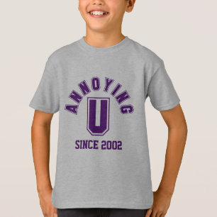 Camiseta Engraçado Te Engraçando, Garoto, Roxo