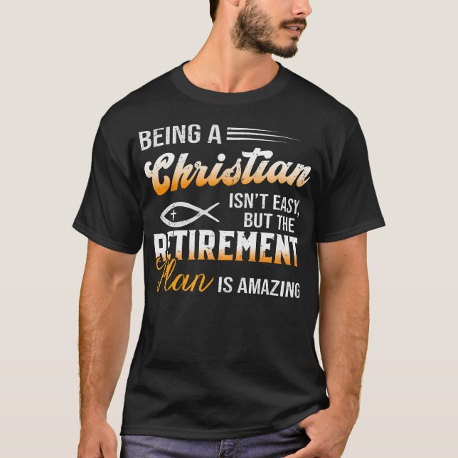 Camiseta Engraçado Tee Cristão Incrível Plano de Reforma Je (Frente)