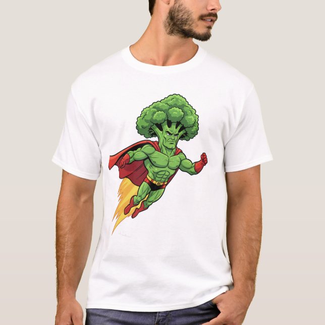 Camiseta Engraçado Tee de Comidas Saudável para Crianças e  (Frente)