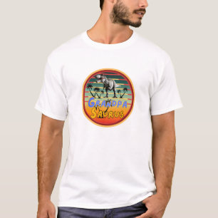 Camiseta Engraçado Tee Dinossauro para Legal Avô-Avô