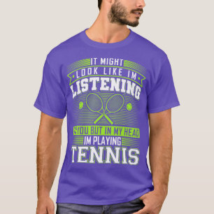 Camiseta Engraçado Tênis cita o presente do Tênis Player