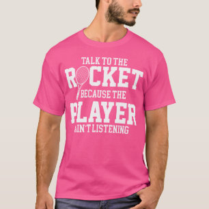 Camiseta Engraçado Tênis Jogando Tênis Jogador Esportivo Ra