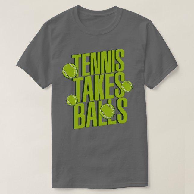 Camiseta Engraçado tennisplayer Tênis de amantes do treinad (Frente do Design)