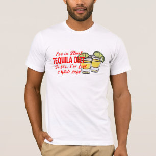 Camiseta Engraçado Tequila bebendo Diet Perda de peso