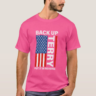 Camiseta Engraçado, Terry Colocou Em Reverso Americano