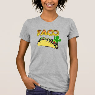 Camiseta Engraçado Tex Taco, Humor Fashion Taco Womens