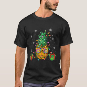 Camiseta Engraçado Tie Dye Pineapple Natal Em Julho De Verã
