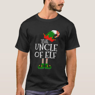Camiseta Engraçado Tio do Elf Gift Correspondente Grupo Fam