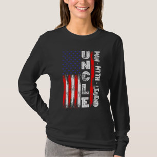 Camiseta Engraçado Tio Man Mylend Vintage Men American F