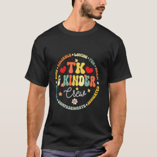 Camiseta Engraçado TK E Tripulação De Kinder Jardim De Infâ