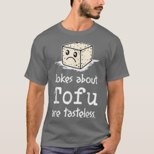 Camiseta Engraçado Tofu Dizendo Sabor Vegan Vegetariano Hum