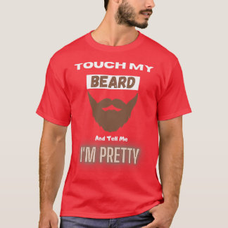Camiseta Engraçado Toque Minha Barba E Me Diga Ix27m Bonito