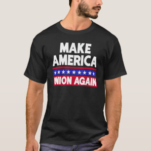 Camiseta Engraçado Torne A União Americana Mais Uma Vez A C