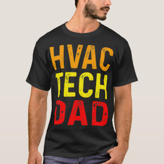 Camiseta Engraçado trabalho técnico de aquecimento do Pai t