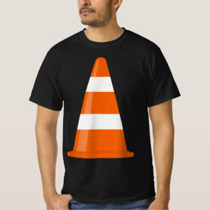 Camiseta Engraçado Traje Cone Fácil Fácil Halloween C