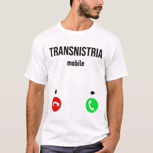 Camiseta Engraçado Transnístria falando sobre a Transnístri