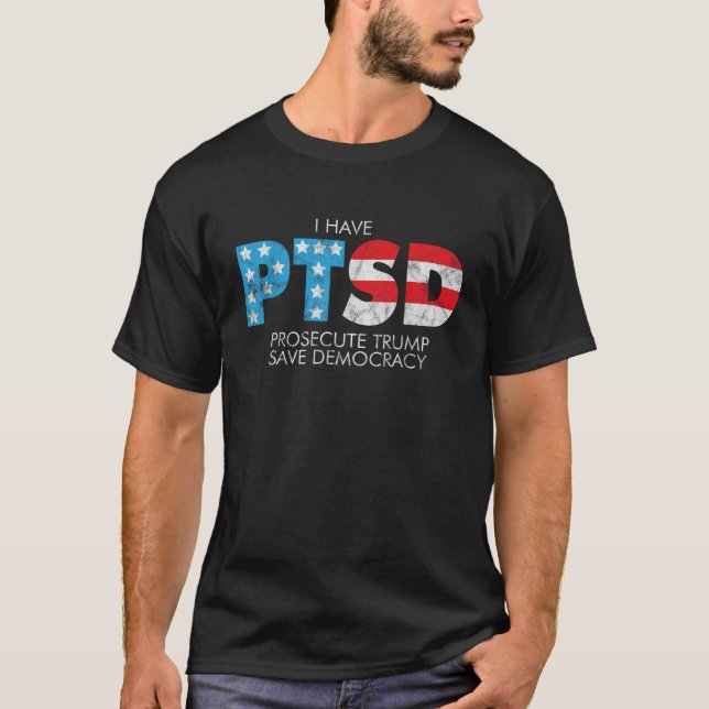 Camiseta Engraçado Tremor do Ministério Público do PTSD Sal (Frente)