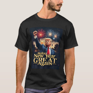 Camiseta Engraçado Tremor Faz Excelente De Ano Novo Trapalh