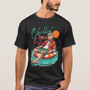 Camiseta Engraçado Tremor Refrigerindo Como Um Felon Verão