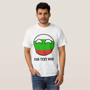Camiseta Engraçado Trending Geeky Bulgária Countryball