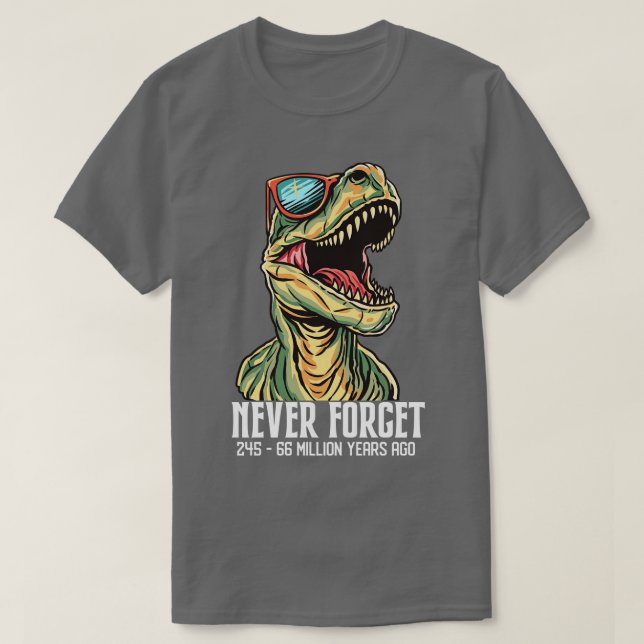 Camiseta Engraçado TRex Dinossauro Oferece Homens Mulheres  (Frente do Design)