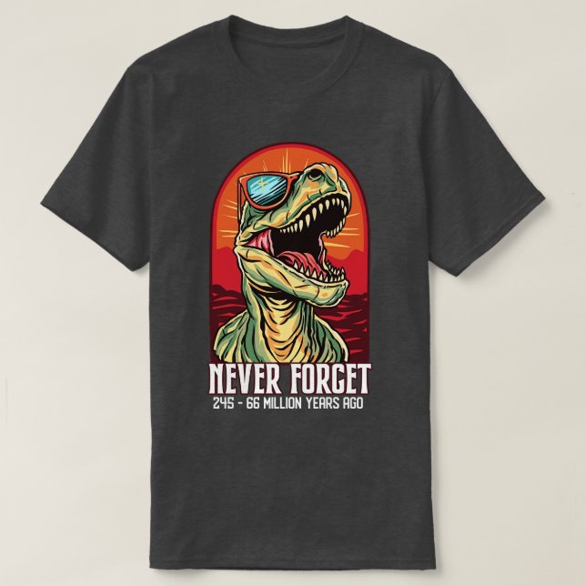Camiseta Engraçado TRex Dinossauro Oferece Homens Mulheres  (Frente do Design)