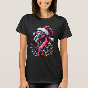 Camiseta Engraçado Trocal Nk Flamingo No Natal De Julho No