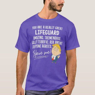 Camiseta Engraçado Trump 2020 Gift do salva-vidas Excelente