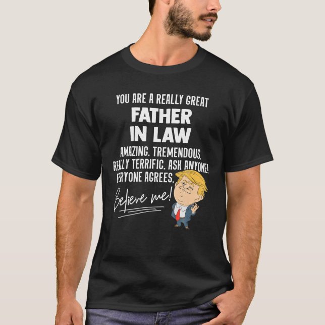 Camiseta Engraçado Trump 2020 Pai Realmente Excelente Do Pr (Frente)