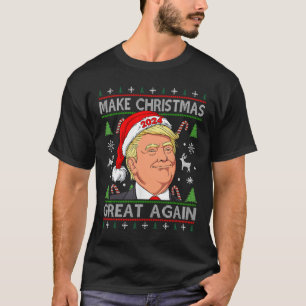 Camiseta Engraçado Trump 2024 Torne O Excelente De Natal No