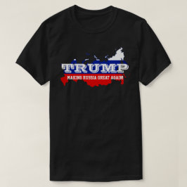 Camiseta Engraçado "Trump". Excelente da Rússia fazer de no