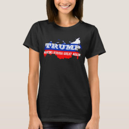 Camiseta Engraçado "Trump". Excelente da Rússia fazer de no