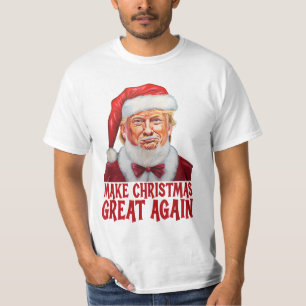 Camiseta Engraçado Trump Fazer Excelente de Natal novamente