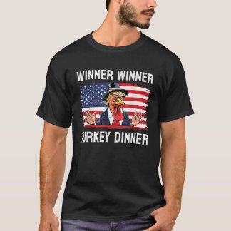 Camiseta Engraçado Trump O Vencedor Turco Janta
